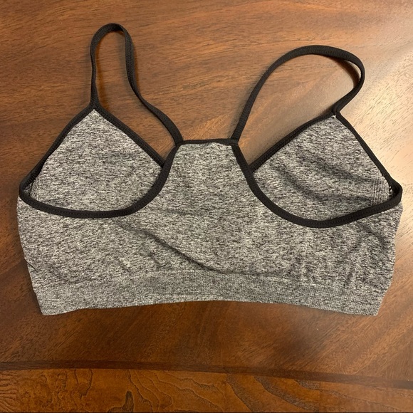 Comfy Medium Salt and Pepper Sports Bra - Picture 3 of 5
